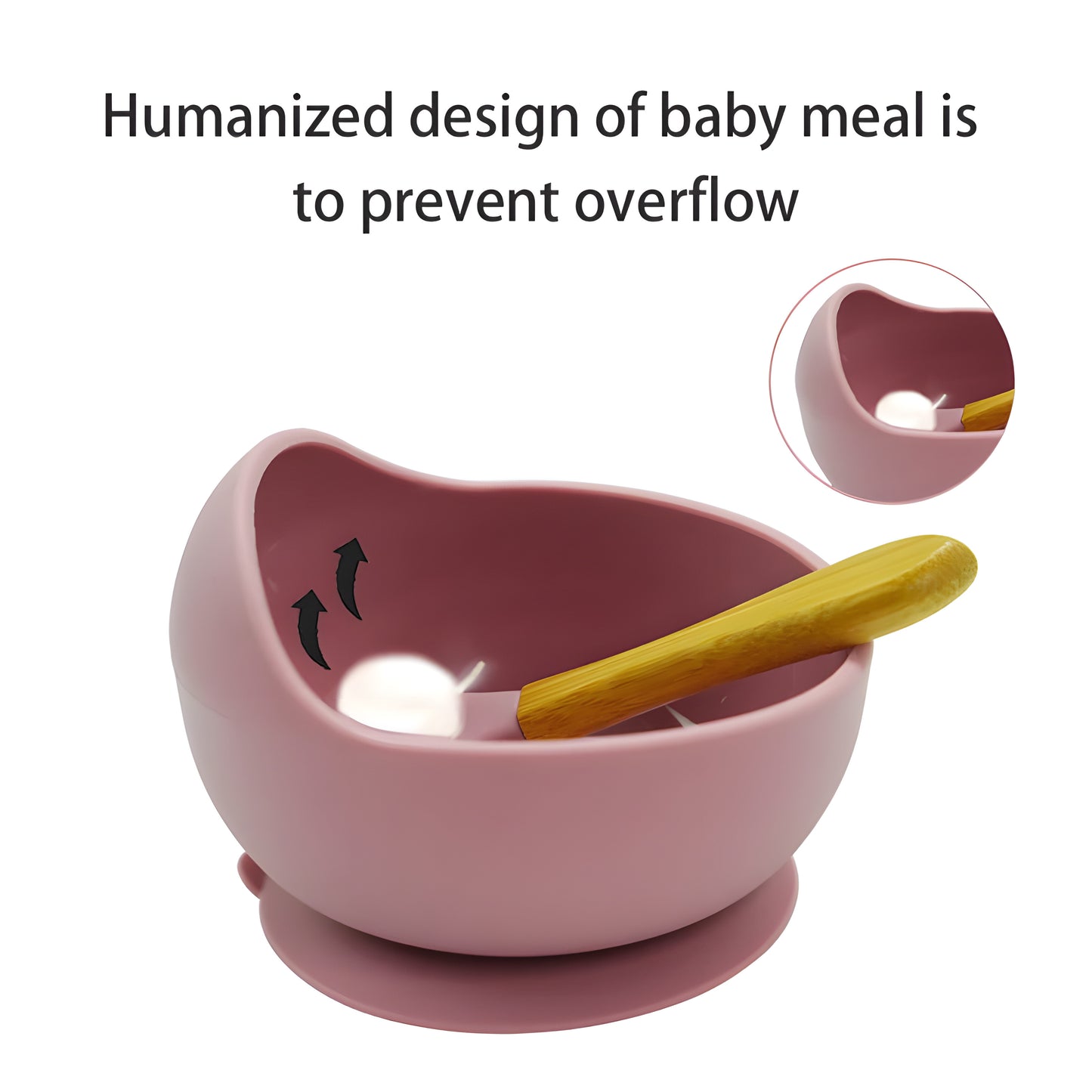 TidyTots Dinnerware- High Quality Spill-Proof Silicone Feeding Bowl for Babies - PulseParadise