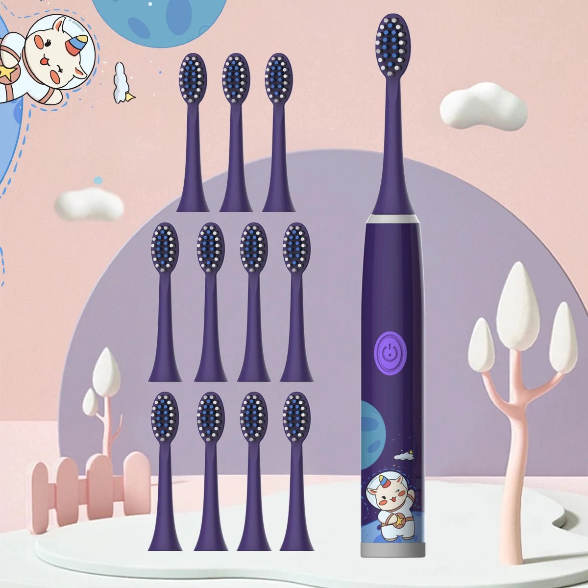 Astronaut Smile Brush Children's Electric Toothbrush - PulseParadise