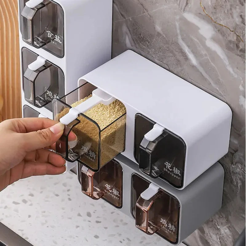 SpiceNest Wall Organizer-Wall-mounted Seasoning Box - PulseParadise