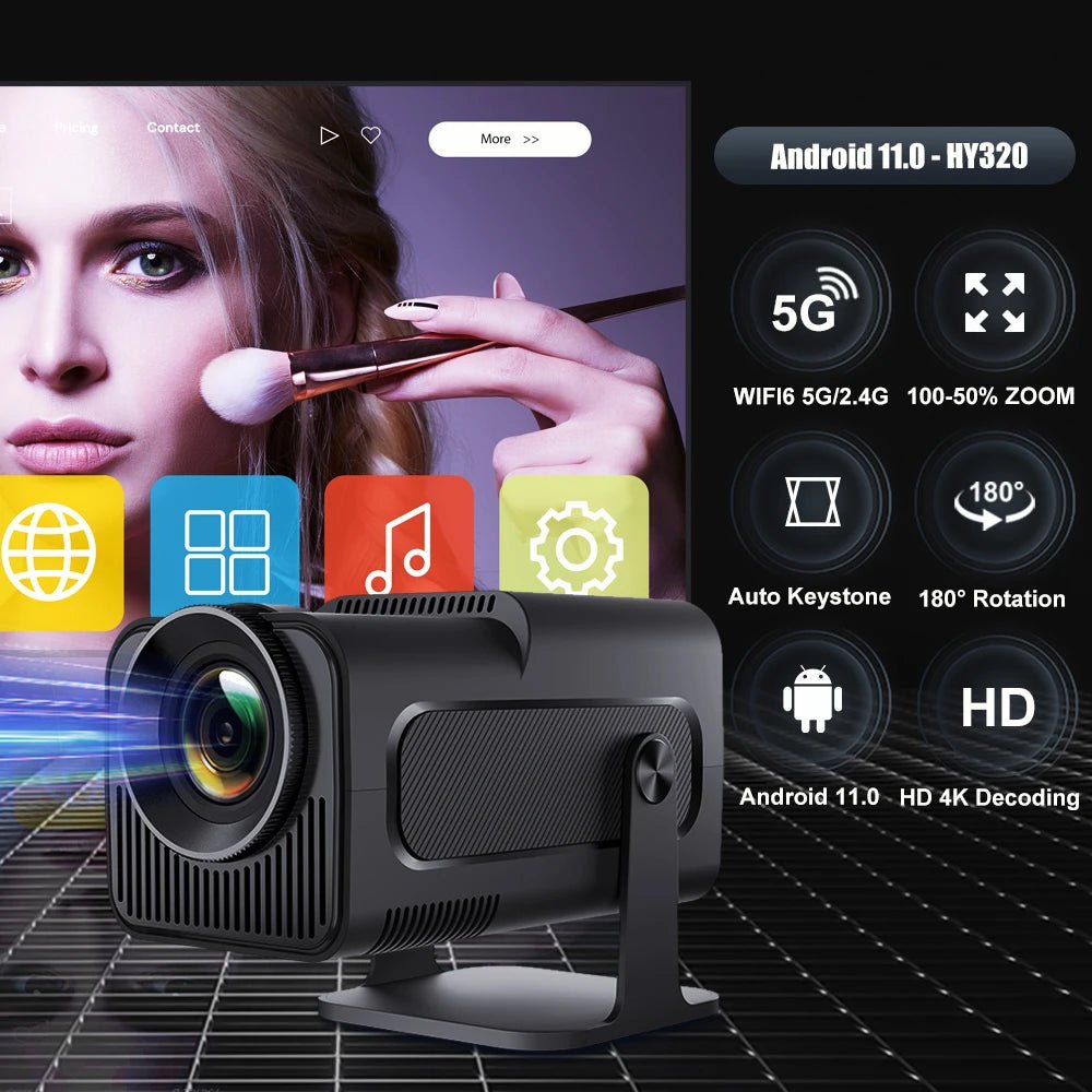 CineNova 390 – 4K Native 1080P Cinema Projector - PulseParadise