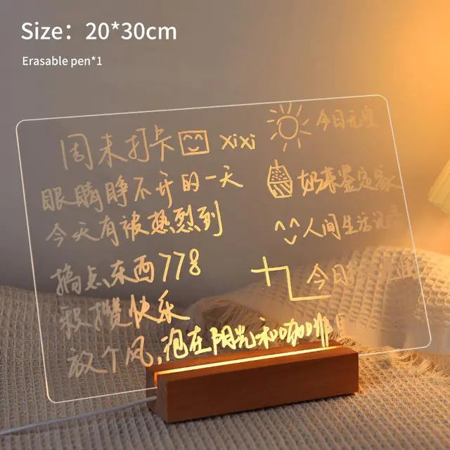 ShineSlate LED Note Board Light