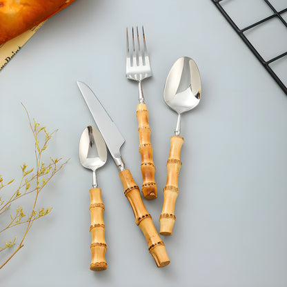 BambooCraft Co. Flatware Set - PulseParadise