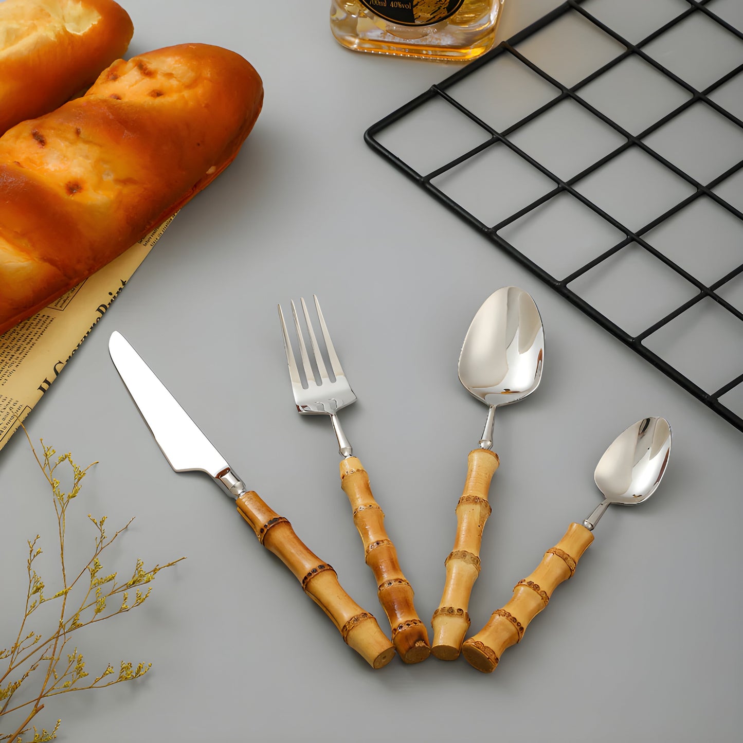 BambooCraft Co. Flatware Set - PulseParadise