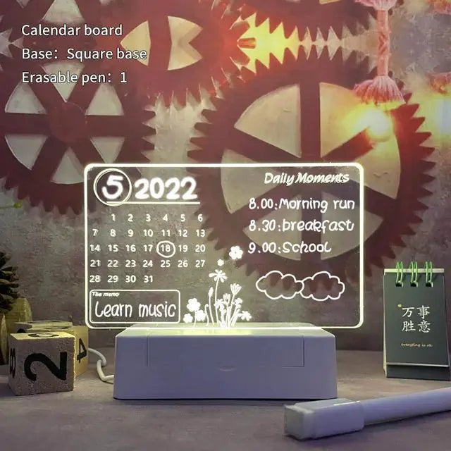 ShineSlate LED Note Board Light