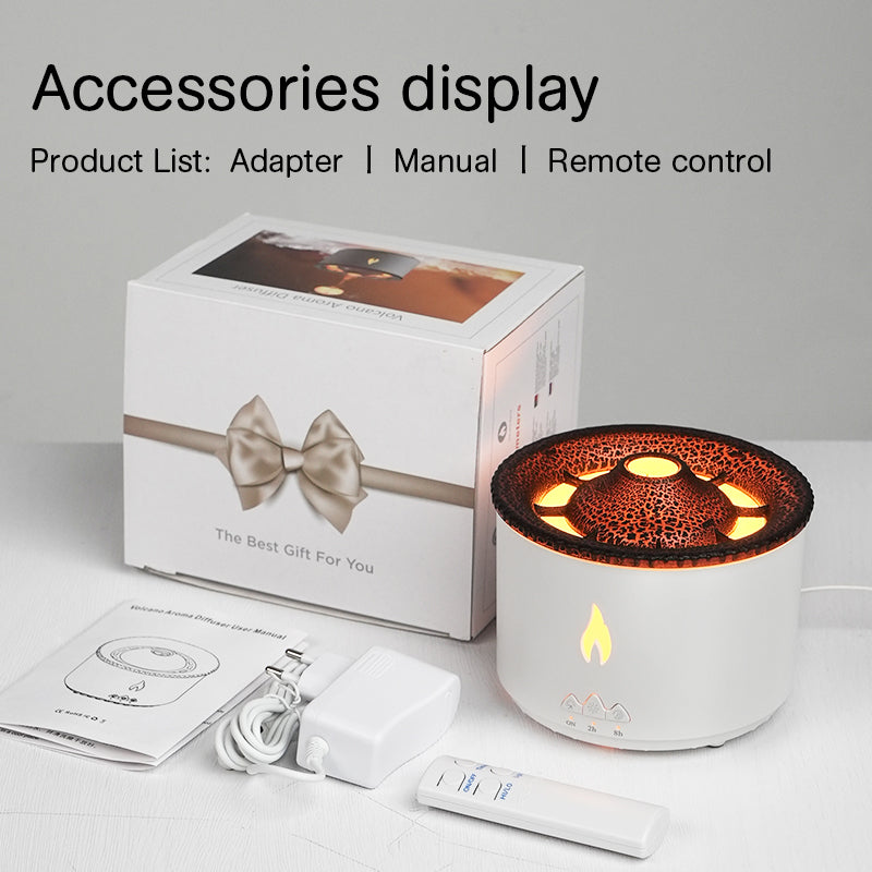 VolcanicAura Diffuser – Relax with Soothing Mist & Aromas - PulseParadise