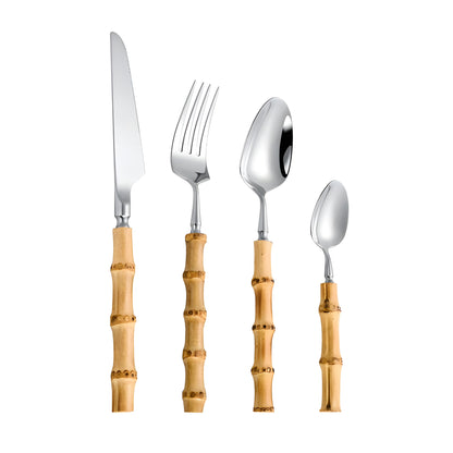 BambooCraft Co. Flatware Set - PulseParadise