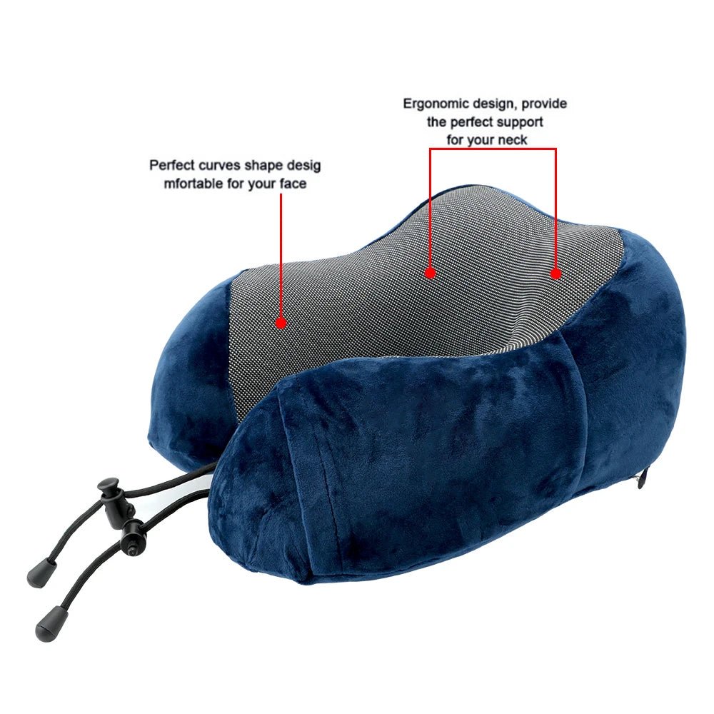 CloudComfort Travel Pillow - Soft Travel Pillow - PulseParadise