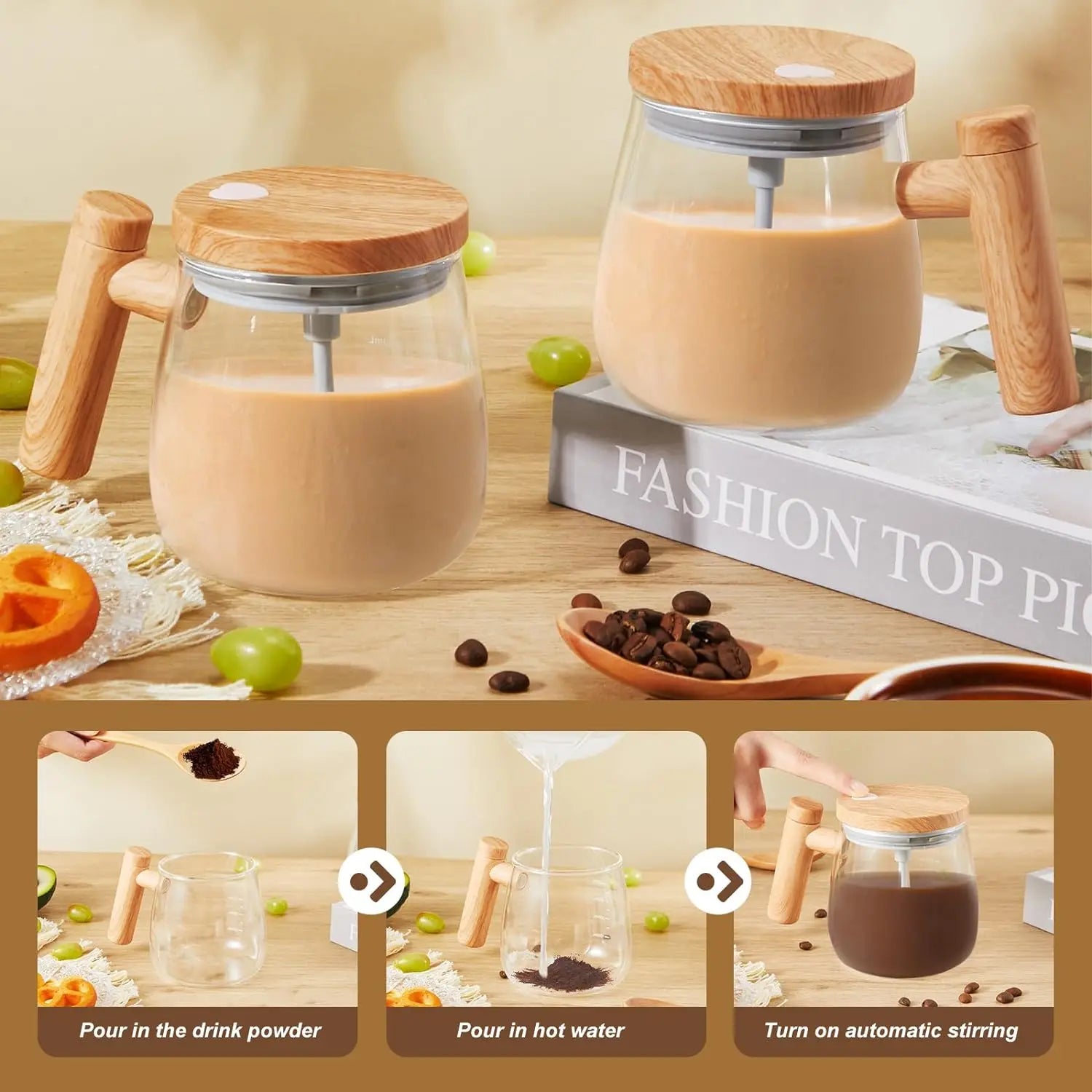 StirMaster 7000 Self-Stirring Coffee Mug - PulseParadise