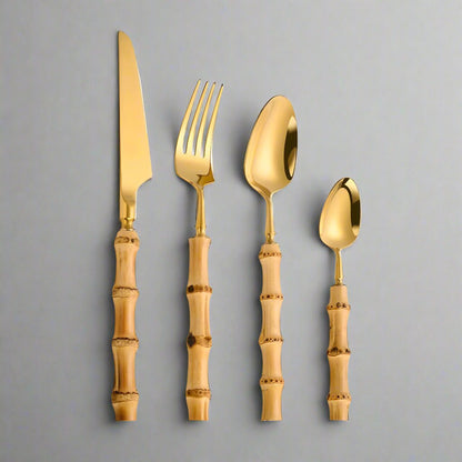 BambooCraft Co. Flatware Set - PulseParadise