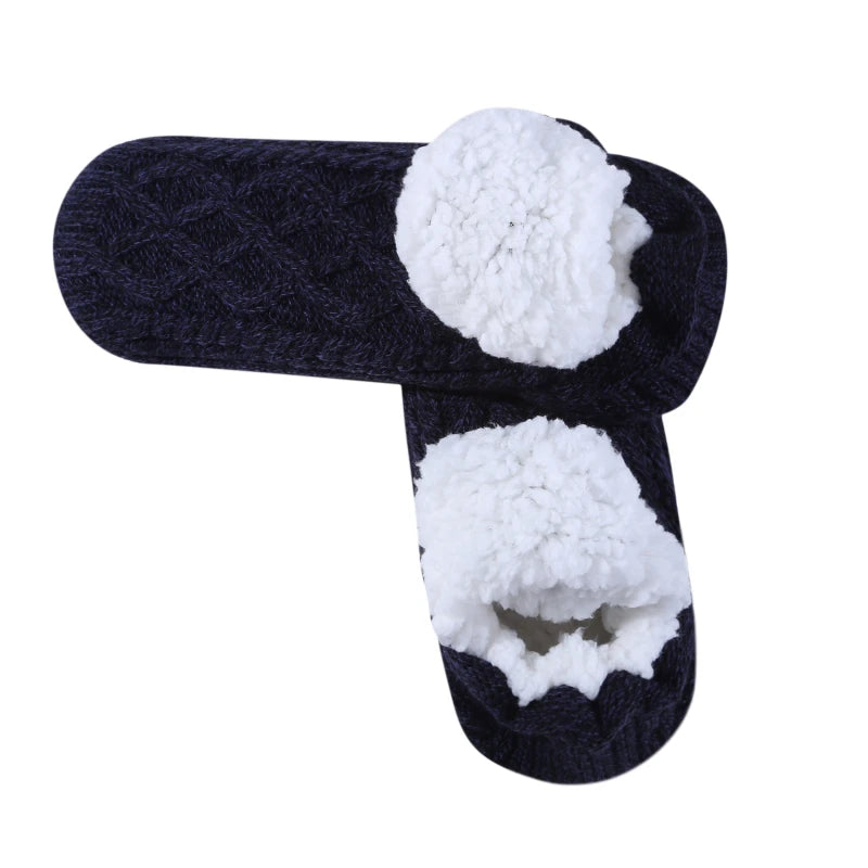 WarmFeet Fuzzy Slippers Thermal Unisex Slipper Socks - PulseParadise