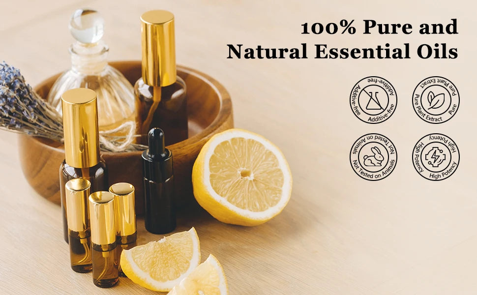 EUQEE 10ml Natural Plant Essential Oil with Dropper For Diffuser Humidifier - PulseParadise
