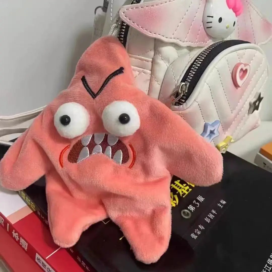 Grumpy Star Spin Keychain - PulseParadise