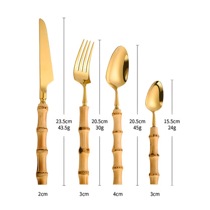 BambooCraft Co. Flatware Set - PulseParadise