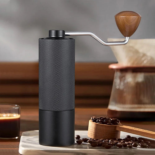 BrewMate Manual Coffee Grinder - Stainless Steel Conical Burr Hand Grinder