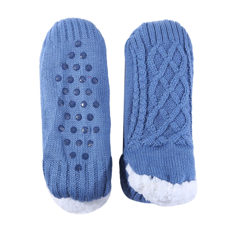 WarmFeet Fuzzy Slippers Thermal Unisex Slipper Socks - PulseParadise