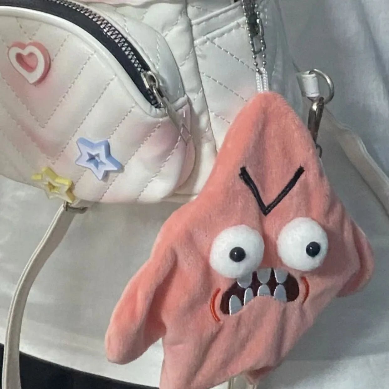 Grumpy Star Spin Keychain - PulseParadise