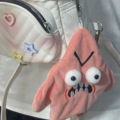 Grumpy Star Spin Keychain - PulseParadise