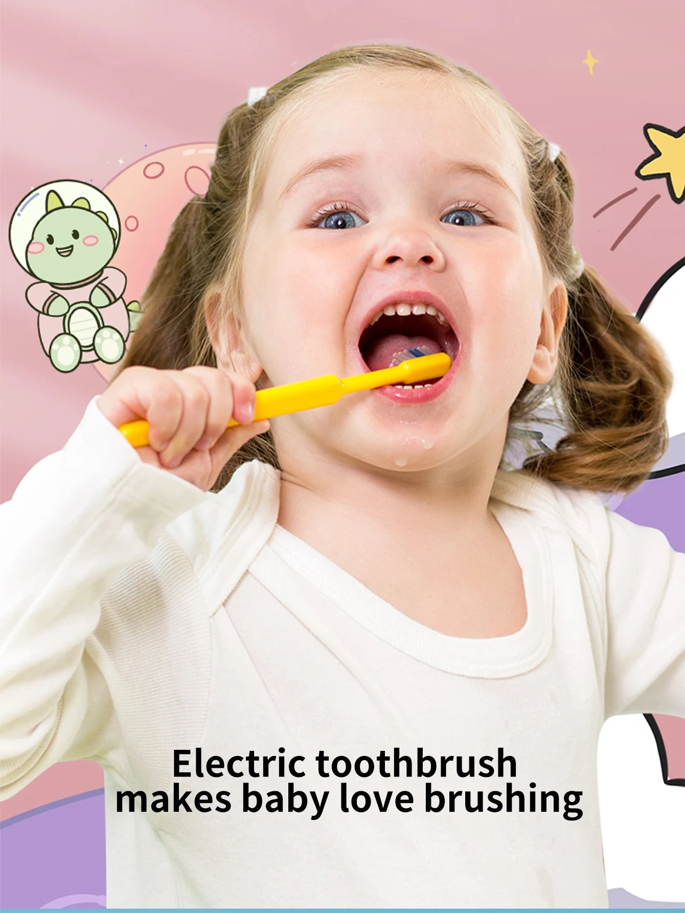 Astronaut Smile Brush Children's Electric Toothbrush - PulseParadise