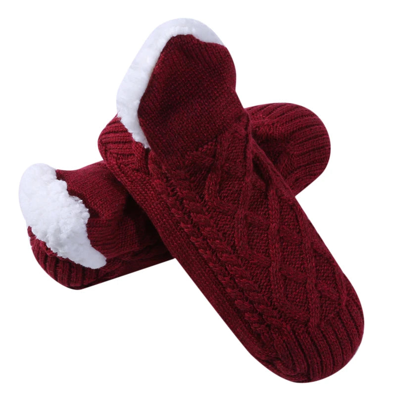 WarmFeet Fuzzy Slippers Thermal Unisex Slipper Socks - PulseParadise