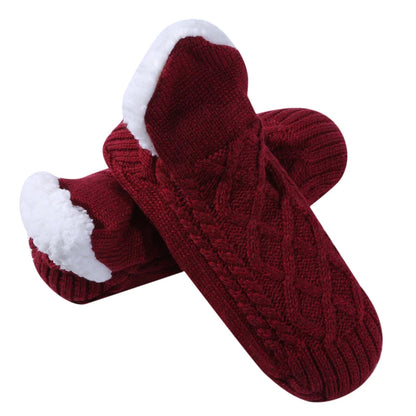 WarmFeet Fuzzy Slippers Thermal Unisex Slipper Socks - PulseParadise