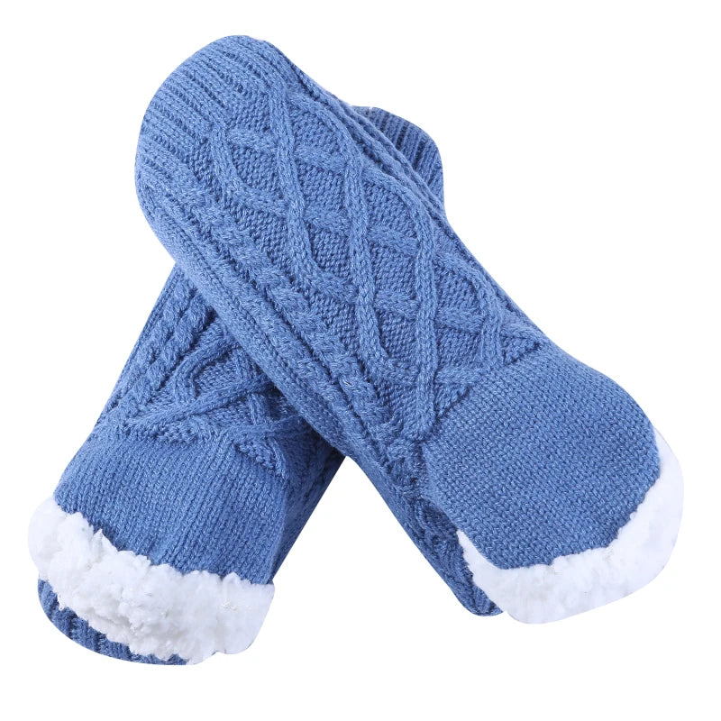 WarmFeet Fuzzy Slippers Thermal Unisex Slipper Socks - PulseParadise