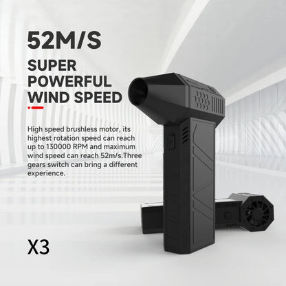 WindStorm X3 - Violent Blower Mini Turbo Jet Fan Wind Speed - PulseParadise