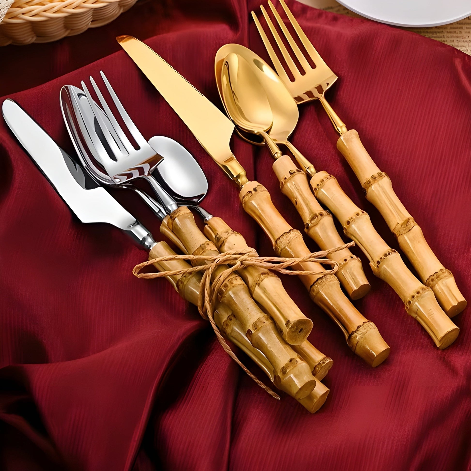 BambooCraft Co. Flatware Set - PulseParadise