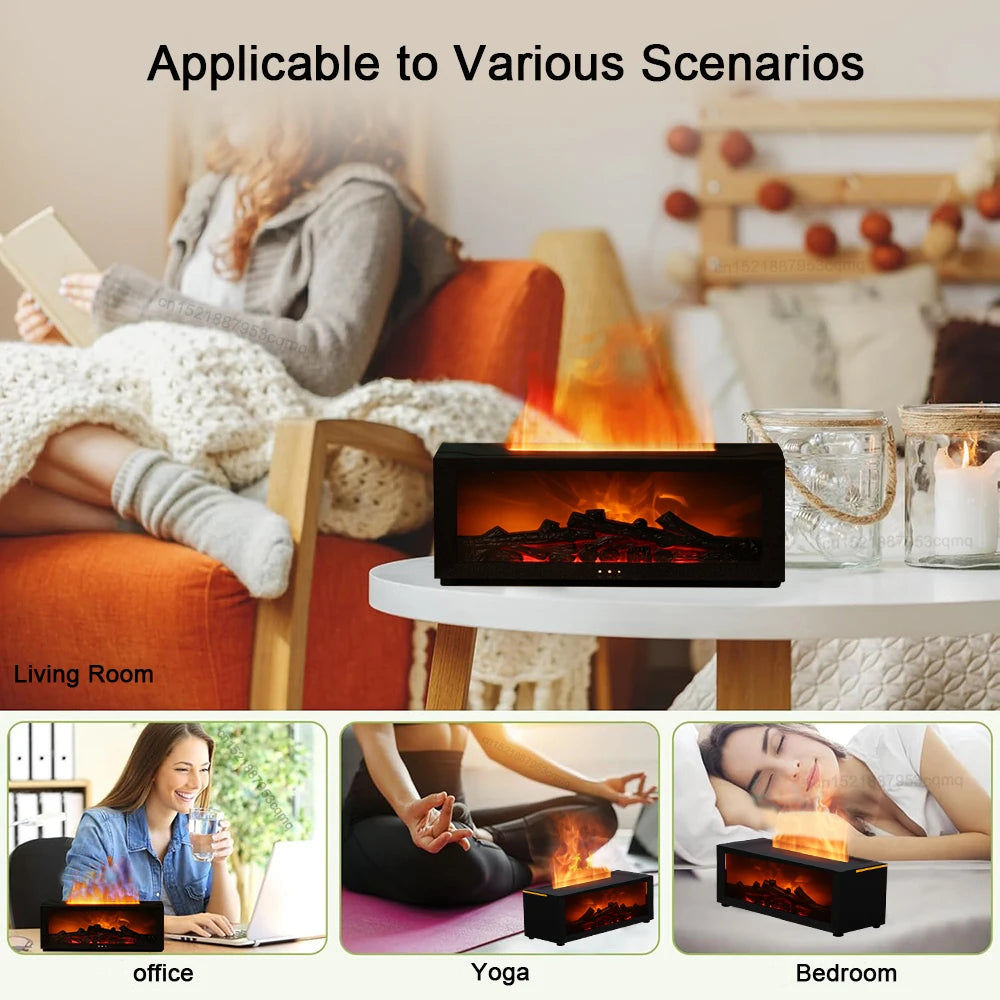 BonfireGlow Essential Oil Diffuser & Air Humidifier - PulseParadise