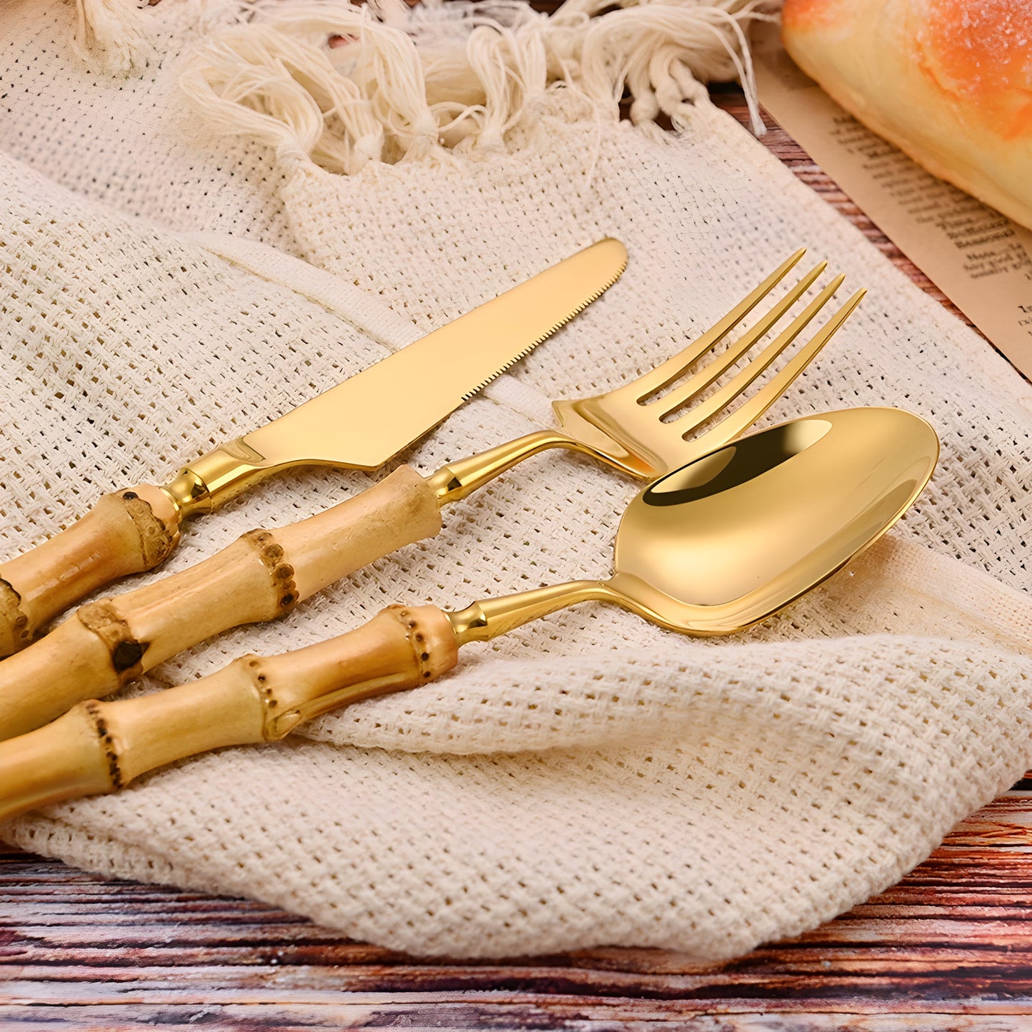 BambooCraft Co. Flatware Set - PulseParadise