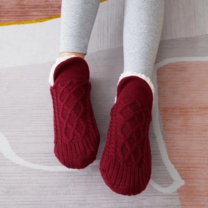 WarmFeet Fuzzy Slippers Thermal Unisex Slipper Socks - PulseParadise
