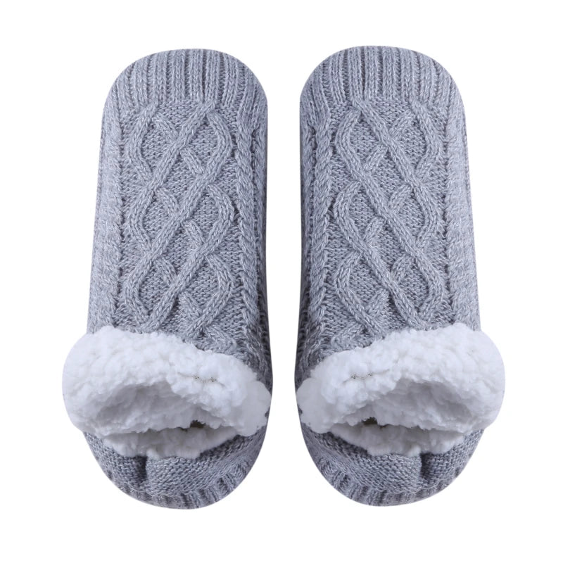 WarmFeet Fuzzy Slippers Thermal Unisex Slipper Socks - PulseParadise