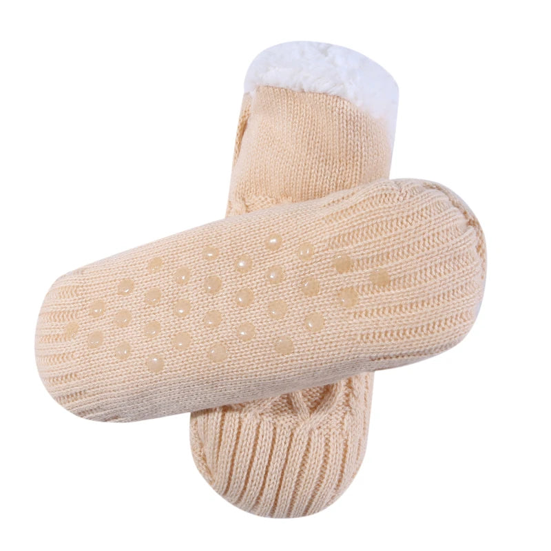 WarmFeet Fuzzy Slippers Thermal Unisex Slipper Socks - PulseParadise
