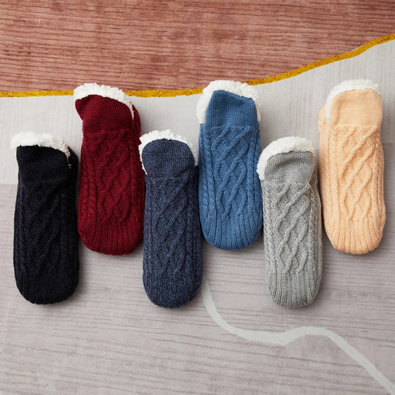 WarmFeet Fuzzy Slippers Thermal Unisex Slipper Socks - PulseParadise