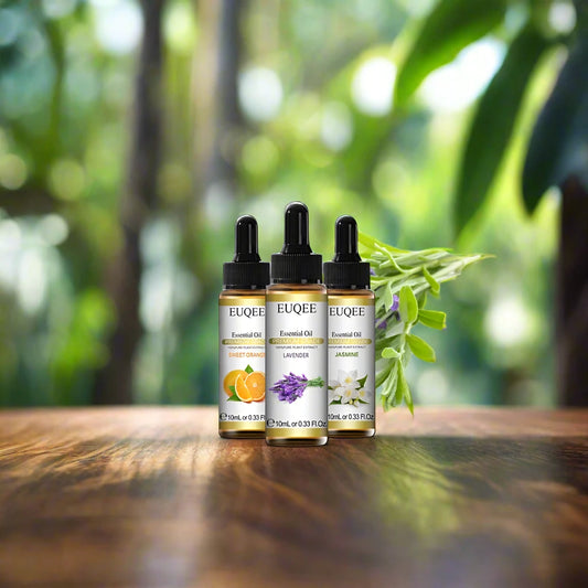 EUQEE 10ml Natural Plant Essential Oil with Dropper For Diffuser Humidifier - PulseParadise