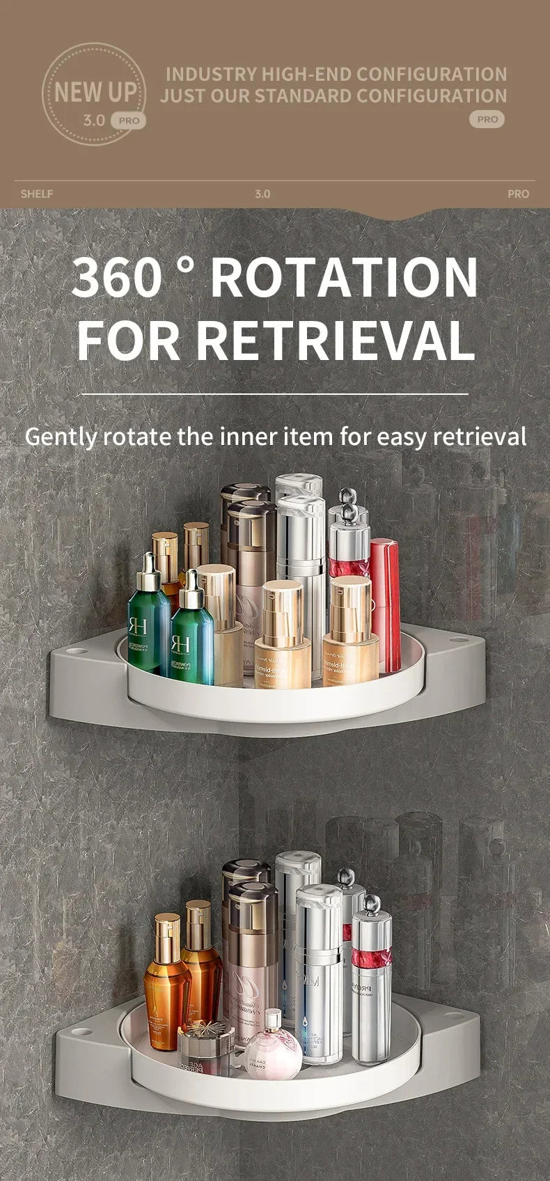 RevolveRack Shower Caddy - PulseParadise