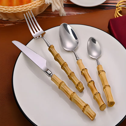 BambooCraft Co. Flatware Set - PulseParadise