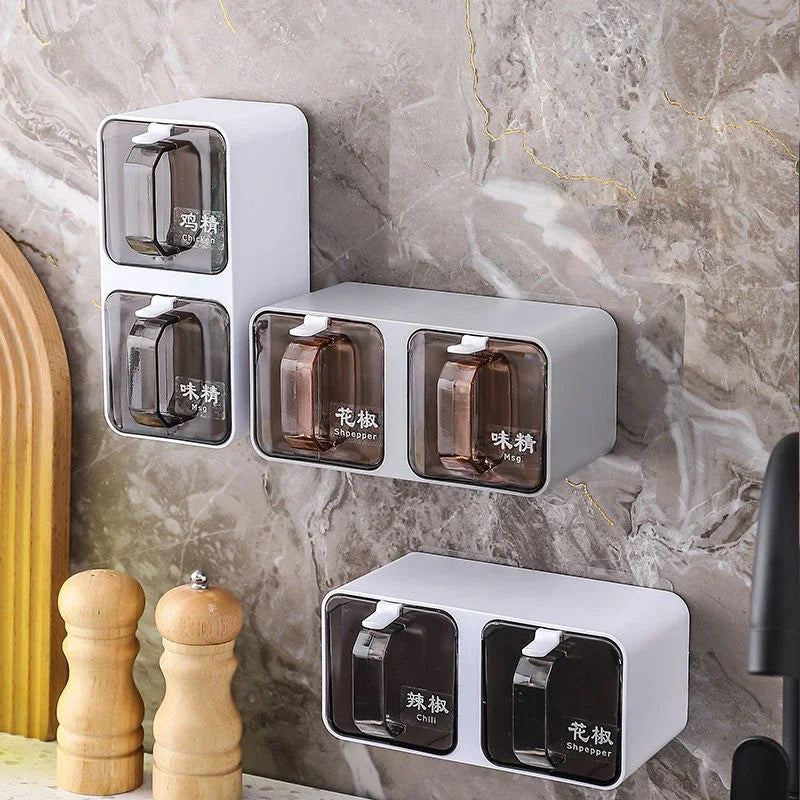 SpiceNest Wall Organizer-Wall-mounted Seasoning Box - PulseParadise