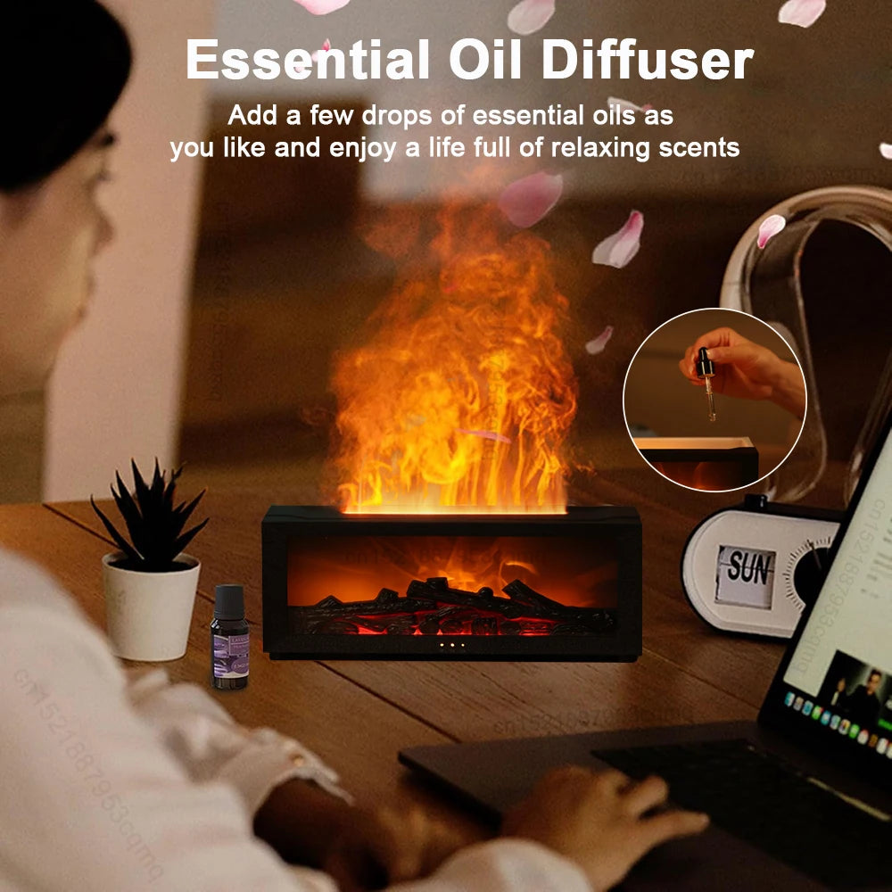 BonfireGlow Essential Oil Diffuser & Air Humidifier - PulseParadise
