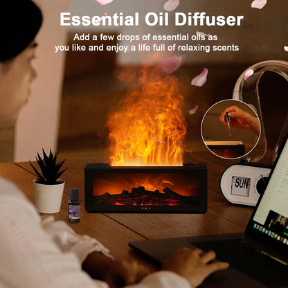 BonfireGlow Essential Oil Diffuser & Air Humidifier - PulseParadise