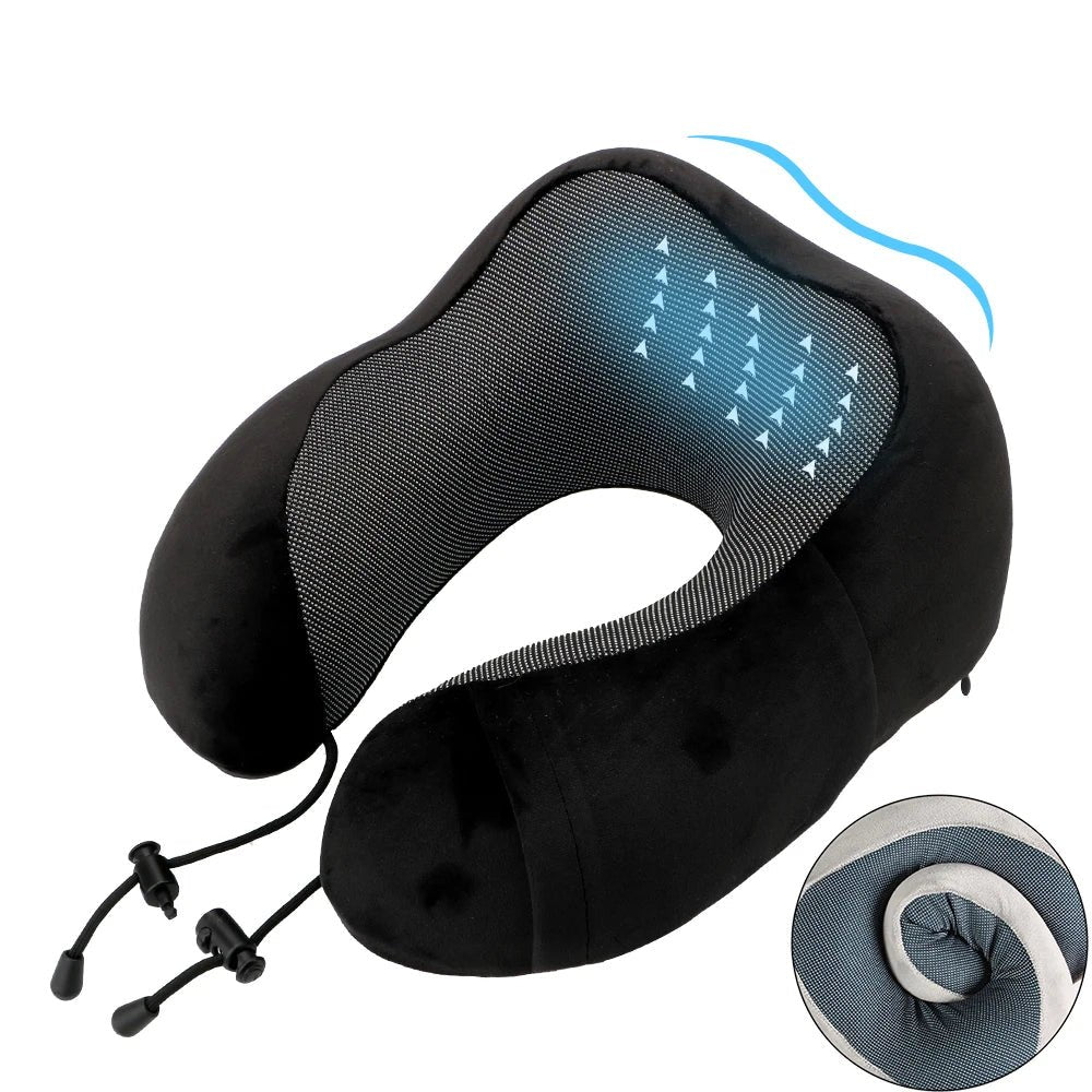 CloudComfort Travel Pillow - Soft Travel Pillow - PulseParadise