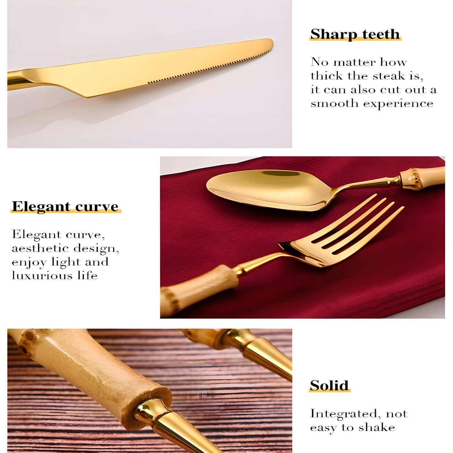 BambooCraft Co. Flatware Set - PulseParadise