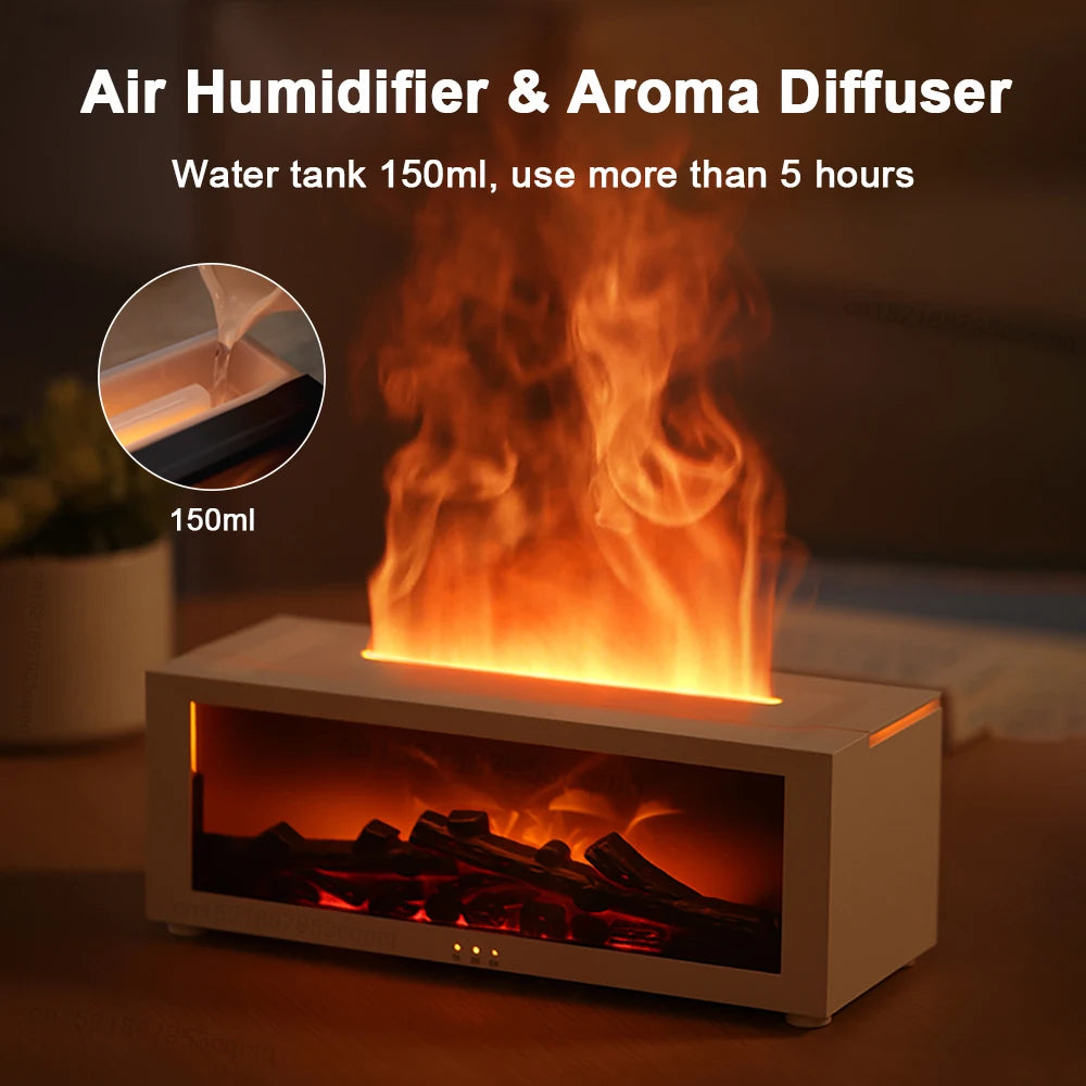 BonfireGlow Essential Oil Diffuser & Air Humidifier - PulseParadise
