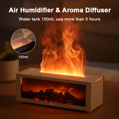 BonfireGlow Essential Oil Diffuser & Air Humidifier - PulseParadise