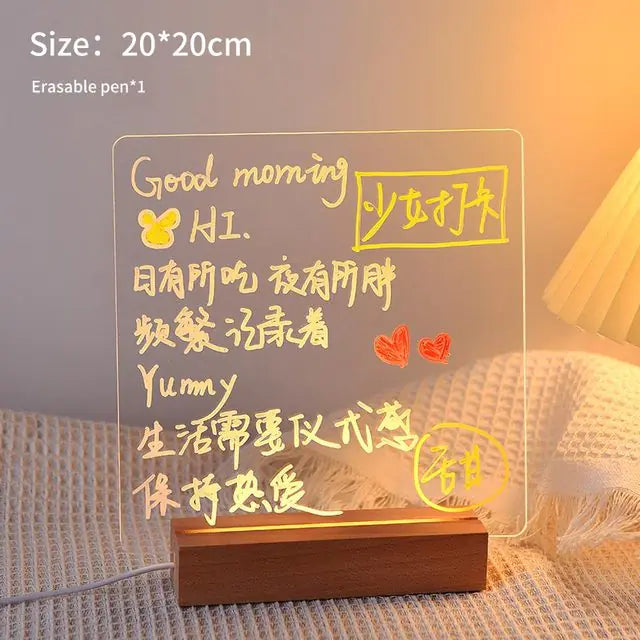 ShineSlate LED Note Board Light