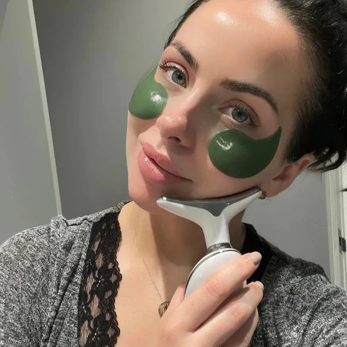DermaLift Sculptor – EMS Microcurrent LED Face & Neck Lifting Massager - PulseParadise