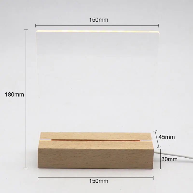ShineSlate LED Note Board Light