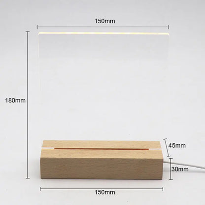 ShineSlate LED Note Board Light